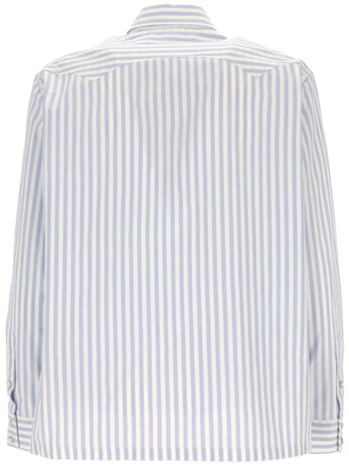 Vertical striped shirt with logo PALM ANGELS | PMGE028R24FAB0020340